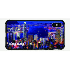 3DPhotoCase Naked-Eye 3D Heavy Protection Case Night View of Hong Kong for iPhone Series