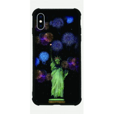 3DPhotoCase Naked-Eye 3D Heavy Protection Case The Statue of Liberty in Fireworks for iPhone Series