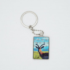 3DPhotoCase Naked Eye 3D Kirksite Keychain: Wood Badge Antelope Patrol