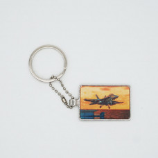 3DPhotoCase Naked Eye 3D Kirksite Keychain: Navy Fighter F18 3DPhotoCase Naked Eye 3D Kirksite Keychain: Navy Fighter F18