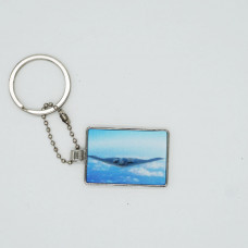 3DPhotoCase Naked Eye 3D Kirksite Keychain: Air Force-B2