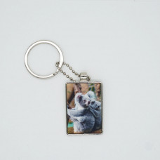 3DPhotoCase Naked Eye 3D Kirksite Keychain: Koala Family 3DPhotoCase Naked Eye 3D Kirksite Keychain: Koala Family