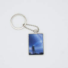 3DPhotoCase Naked Eye 3D Kirksite Keychain: The Milky Way